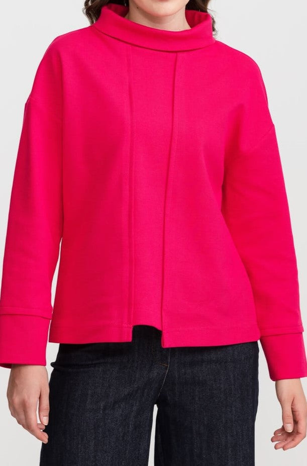 Blouse à col montant