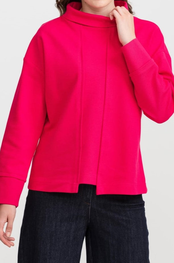 Blouse à col montant