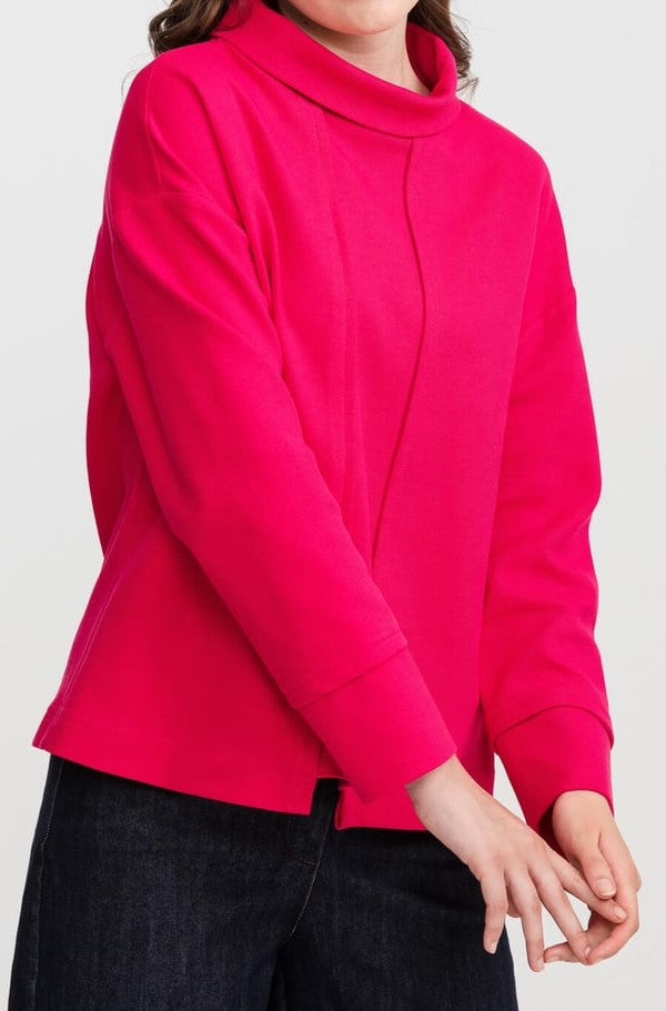 Blouse à col montant