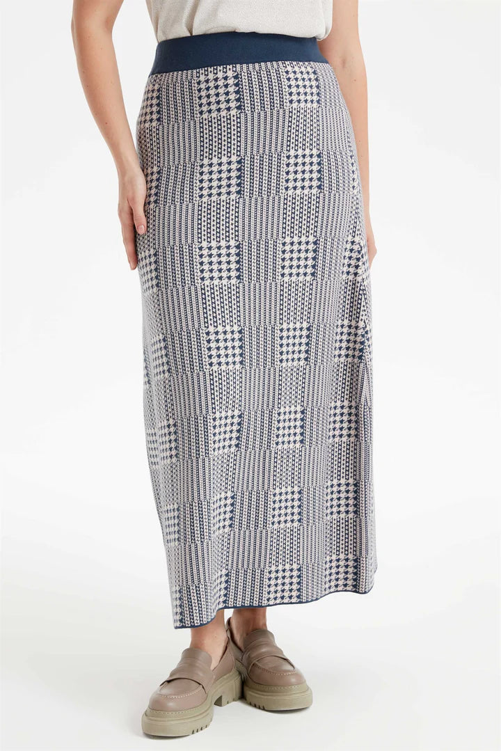 Jupe carreaux en laine