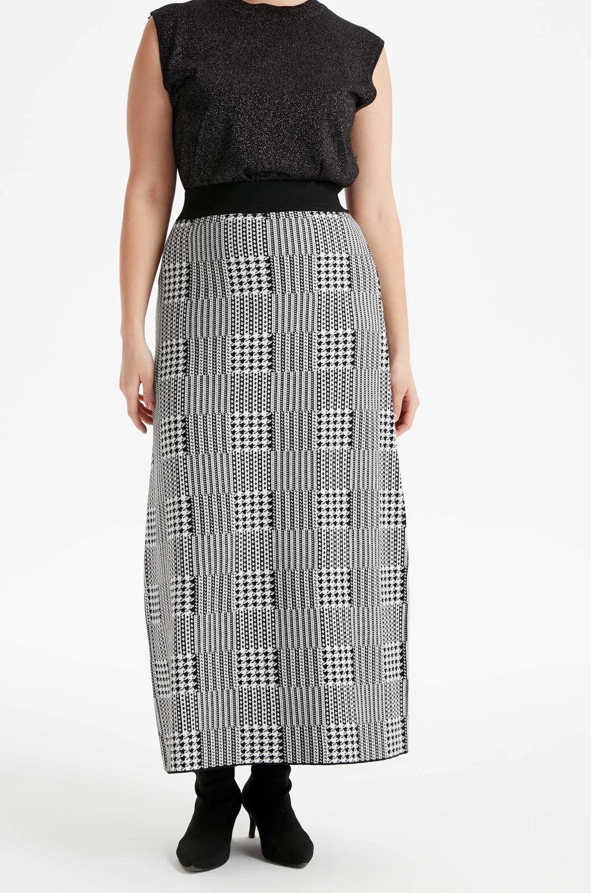 Jupe carreaux en laine