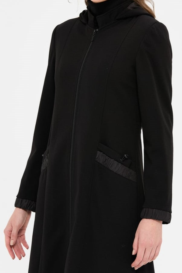 Robe manteau avec capuche