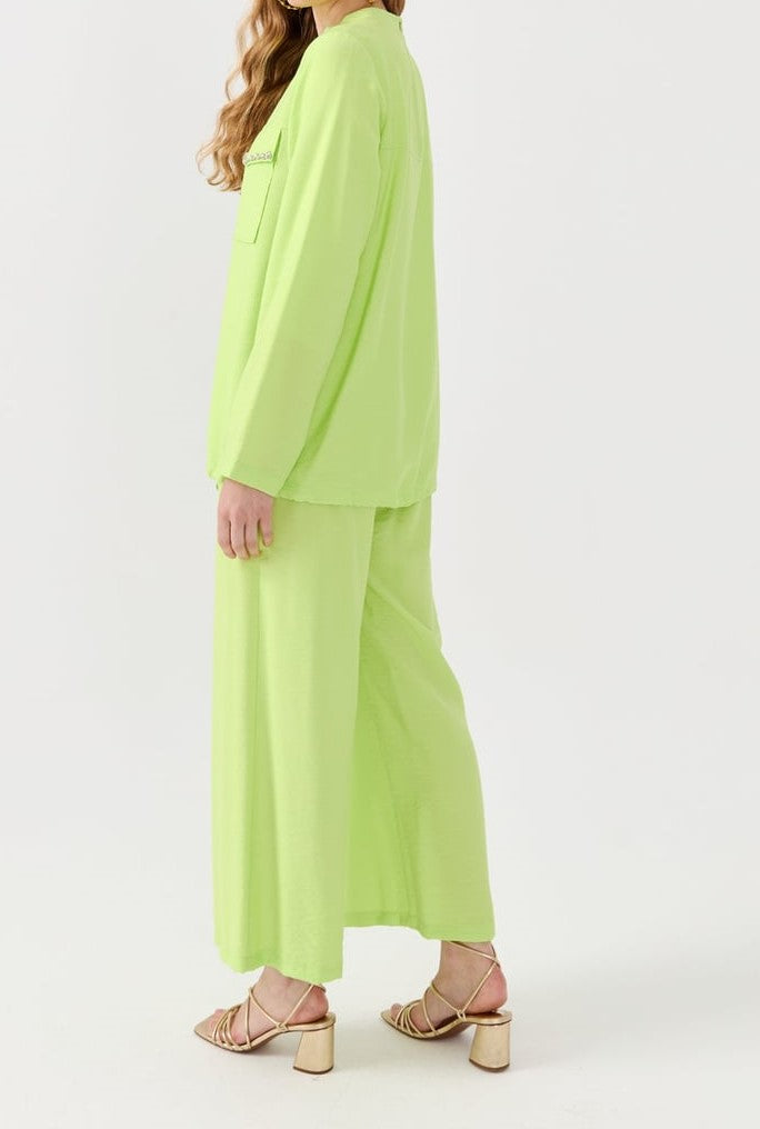 Ensemble avec strass aux poches