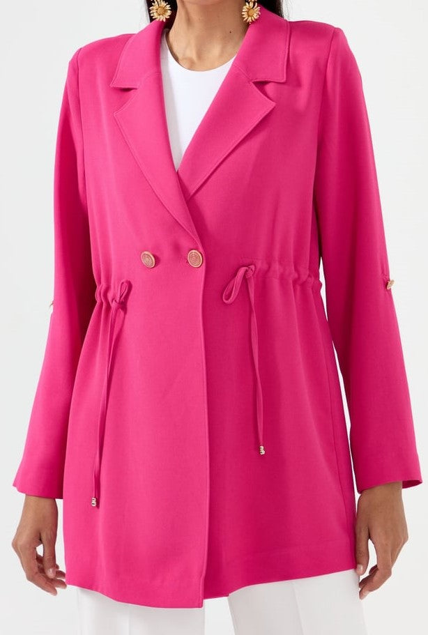 Veste avec boutons dorés