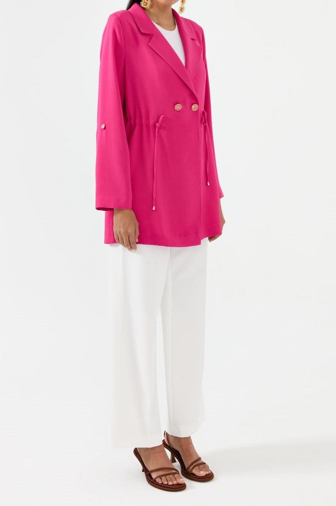 Veste avec boutons dorés