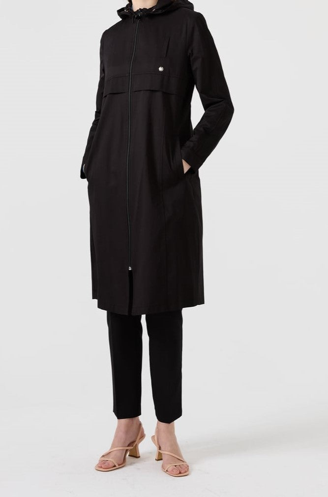 Trench coats a capuche imperméable