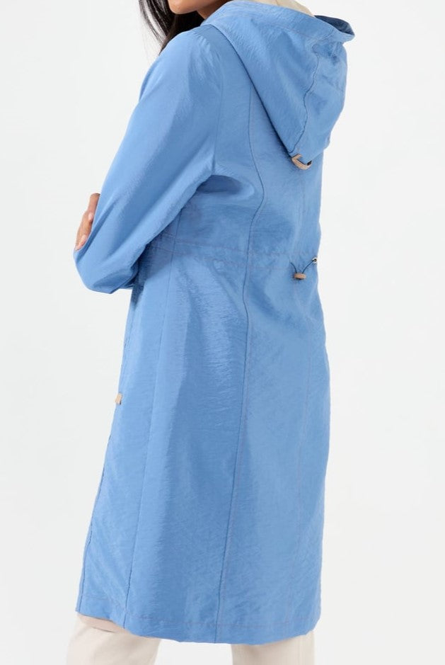 Imperméable avec taille élastique