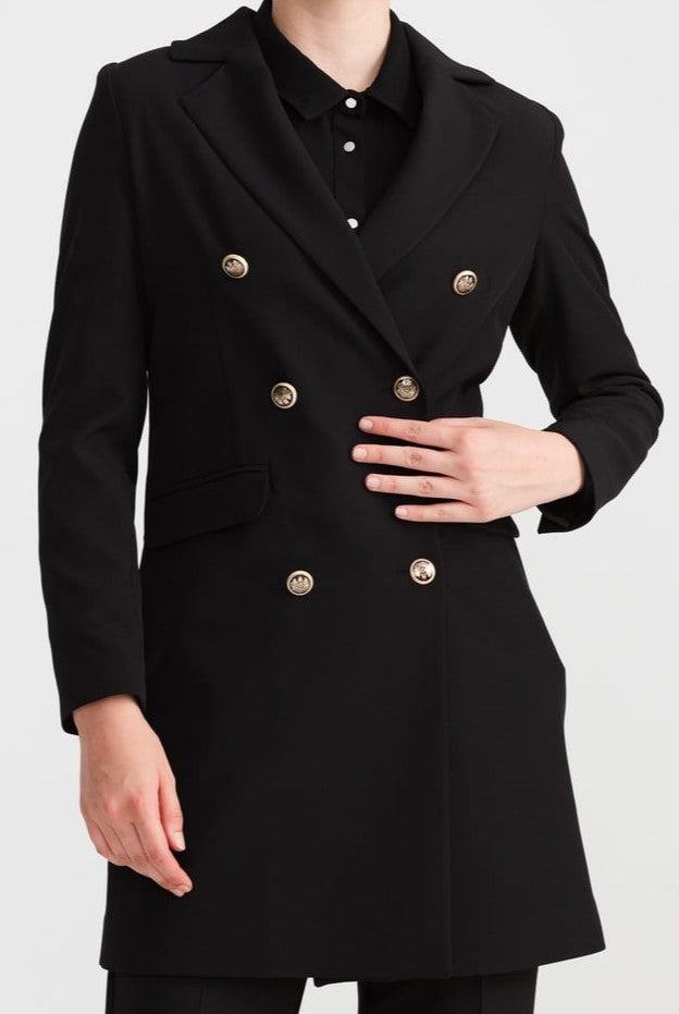Veste blazer croisée avec six boutons