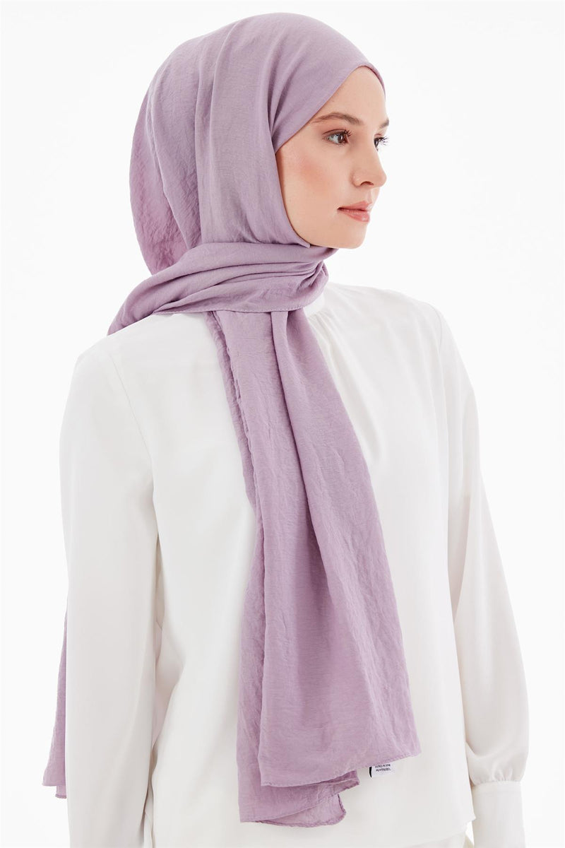 écharpe en coton de couleur unie