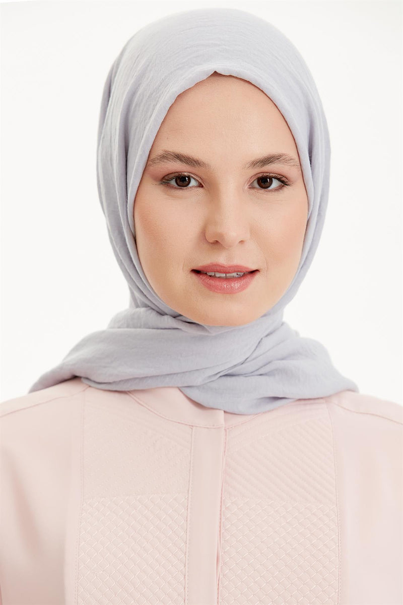 écharpe en coton de couleur unie