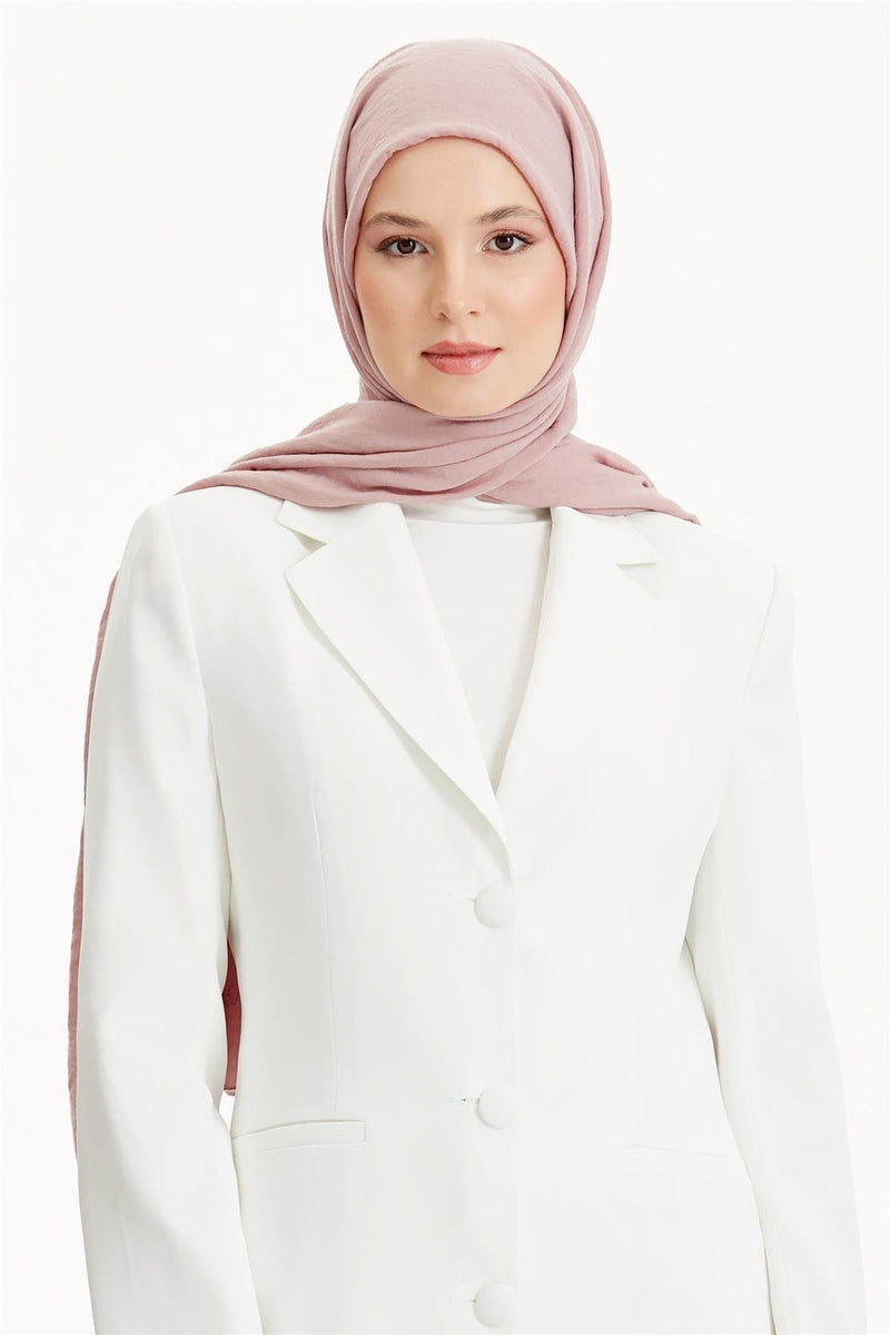 écharpe en coton de couleur unie