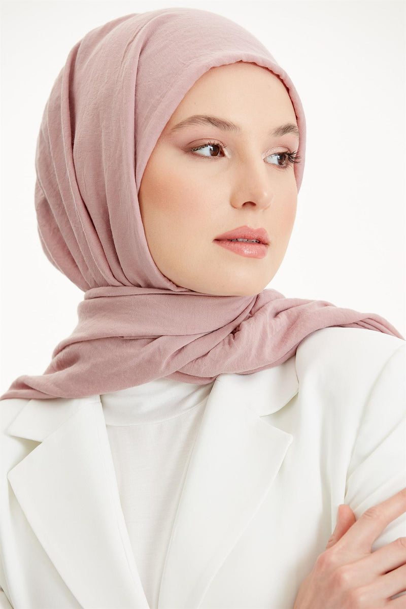 écharpe en coton de couleur unie