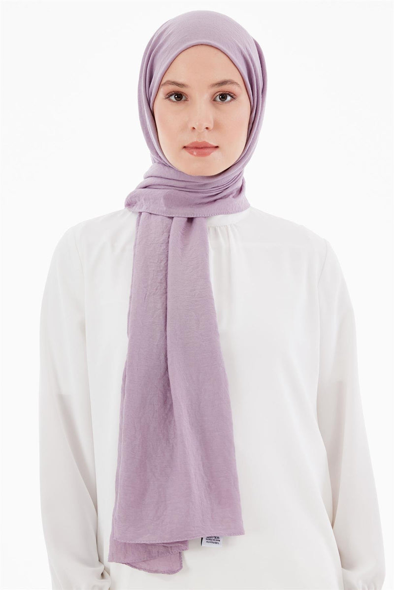 écharpe en coton de couleur unie