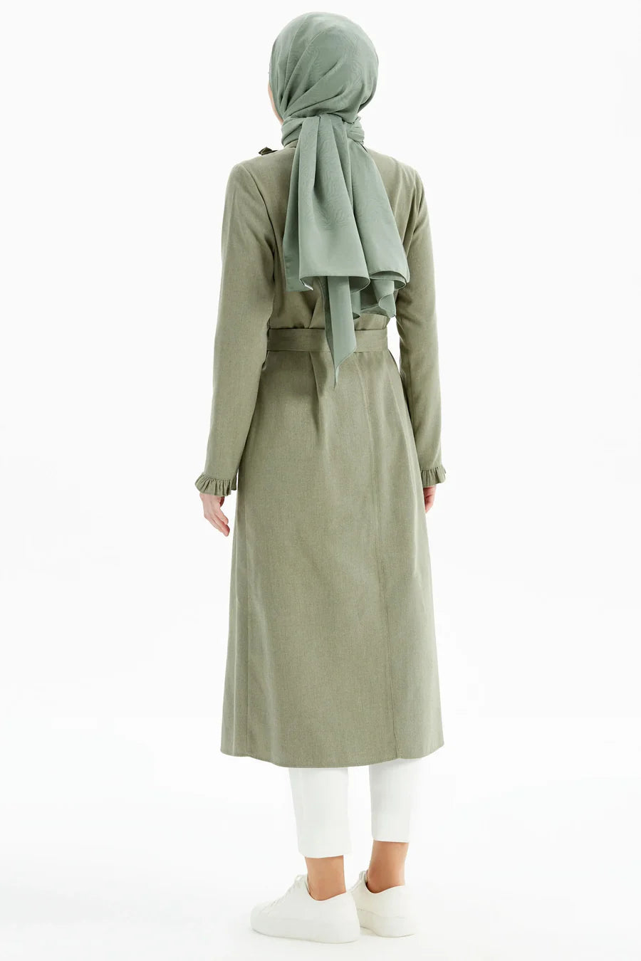 Tunique avec détaillée et volants