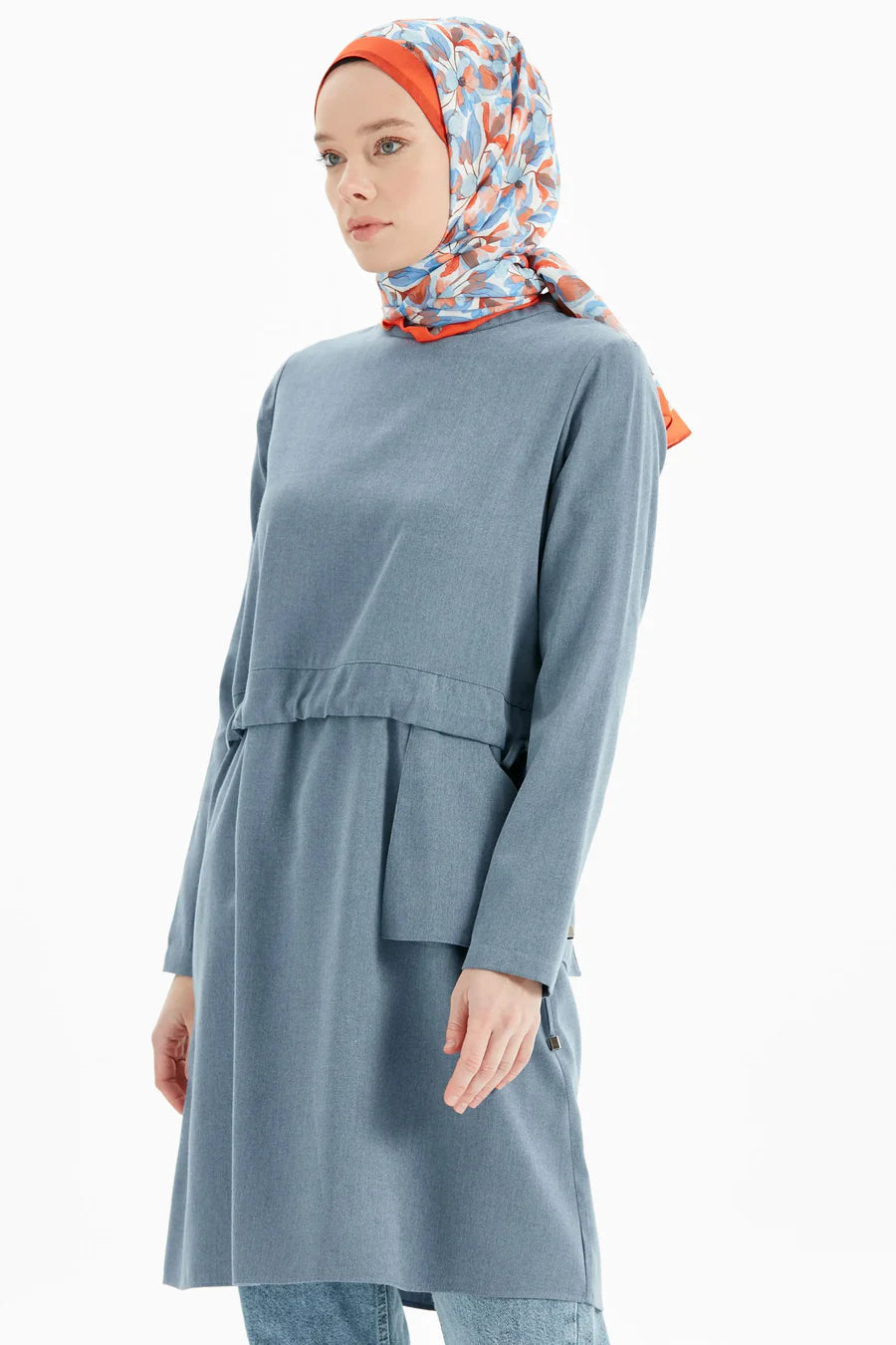 Tunique avec poche à la taille