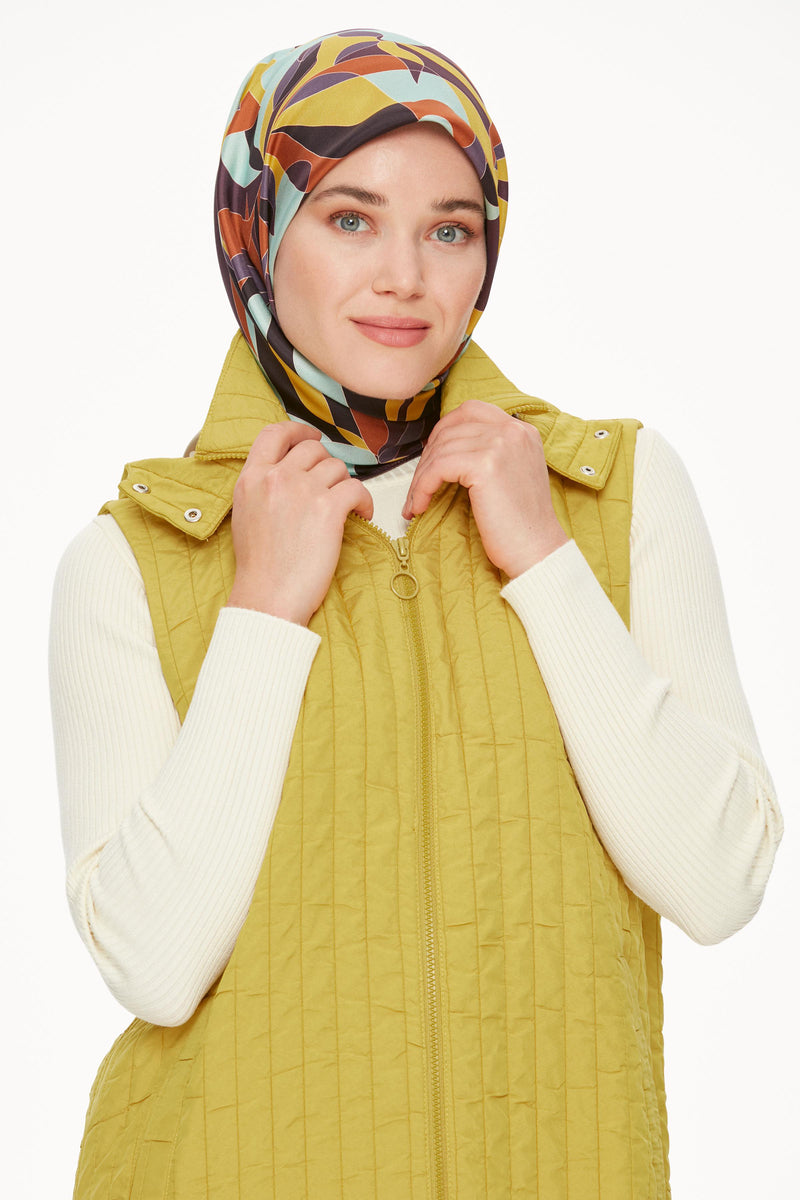 Veste sans manches avec capuche démontable