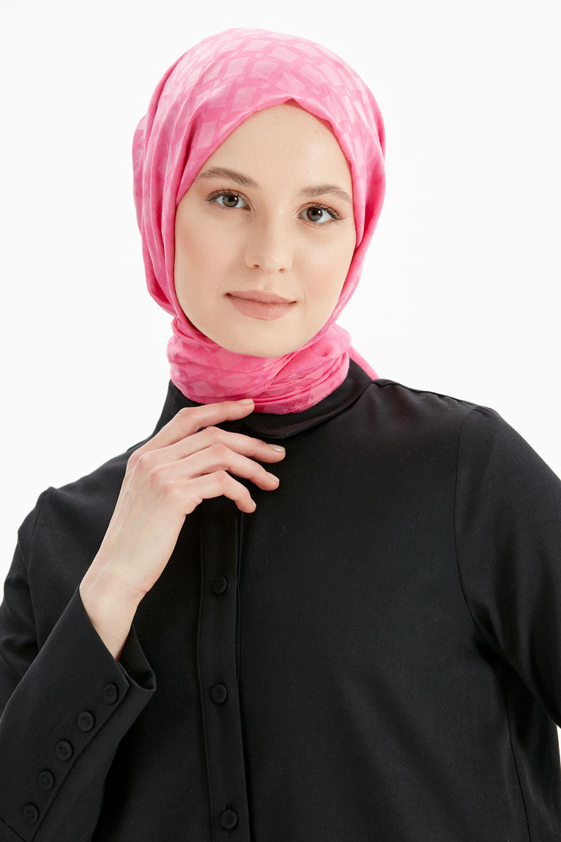 Châle Mode à motif carré