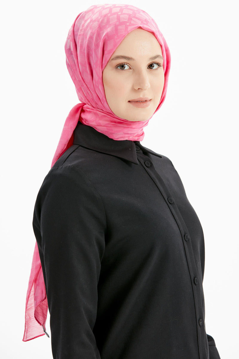 Châle Mode à motif carré