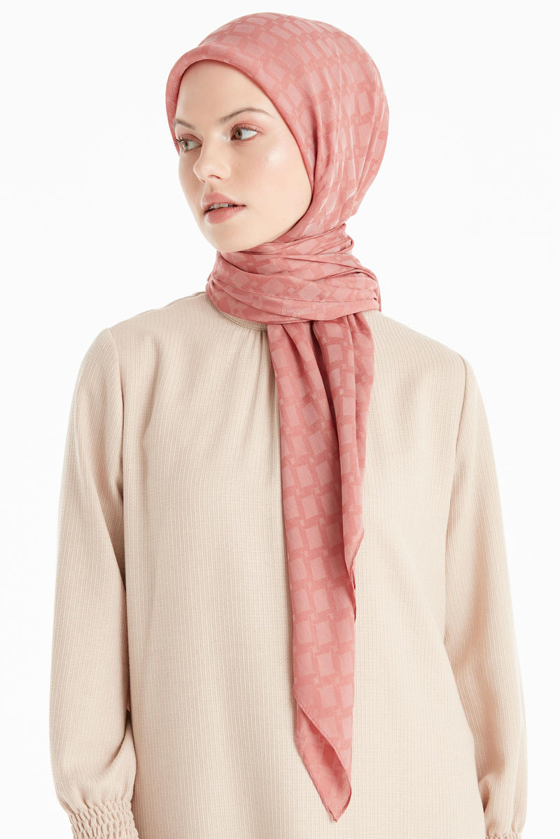 Châle Mode à motif carré