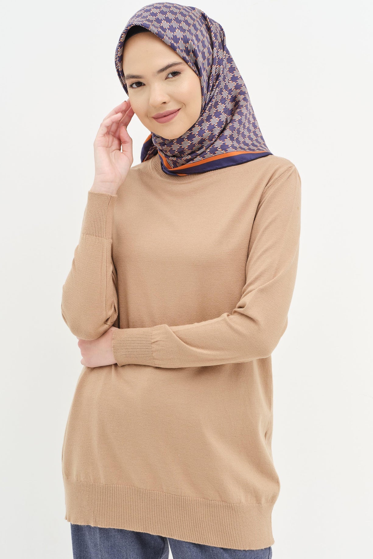 Pull en tricot basique