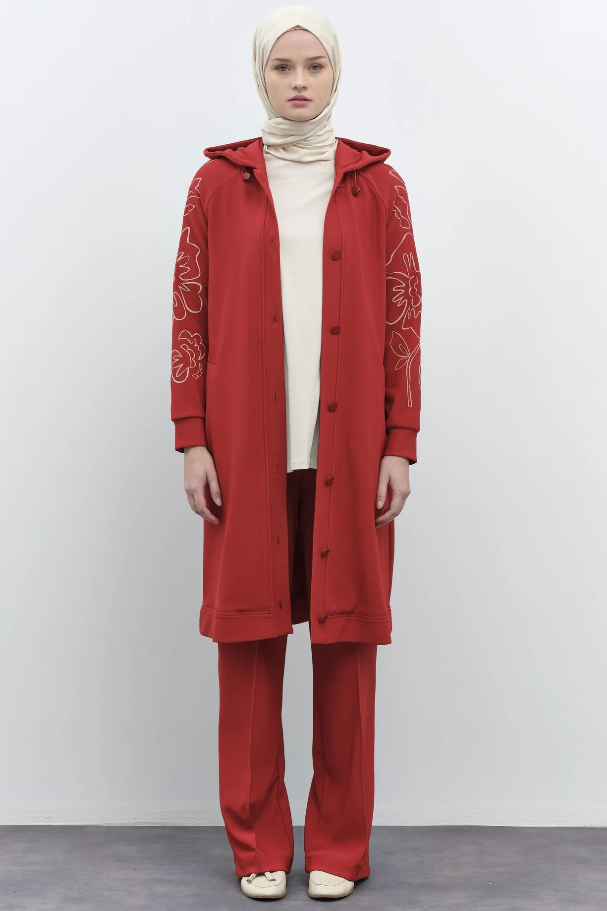 Pantalon Tricoté à Taille Élastique