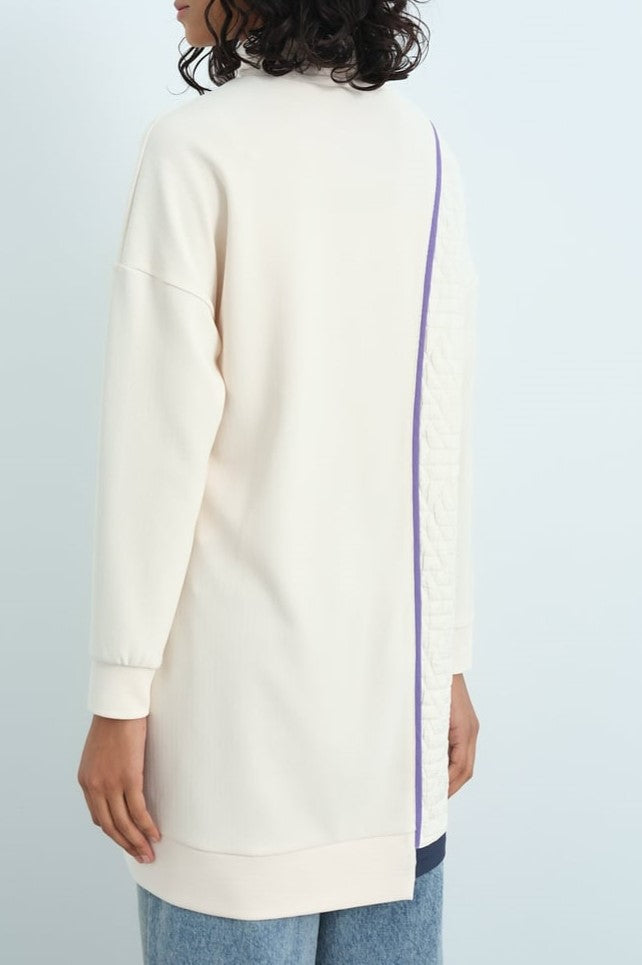 Sweat Garni Matelassé avec poche