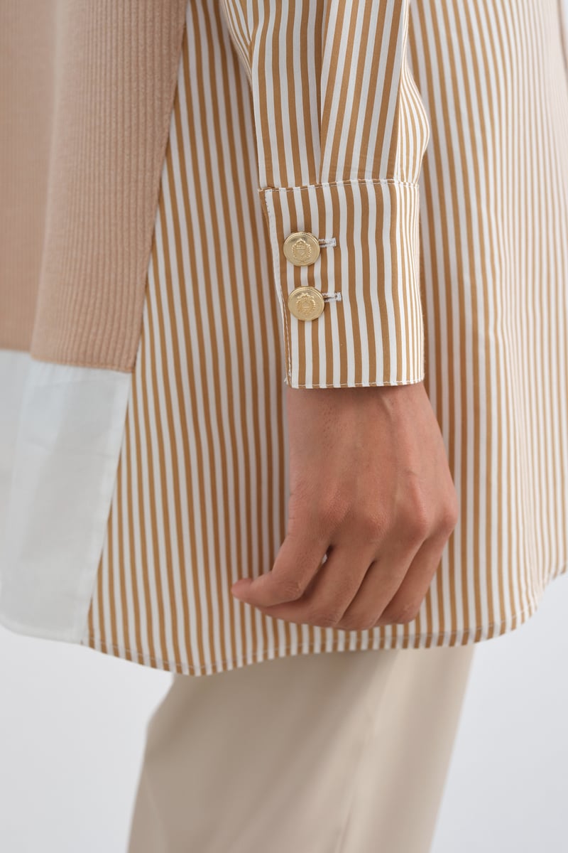 Tunique Mixte Tissu Popeline