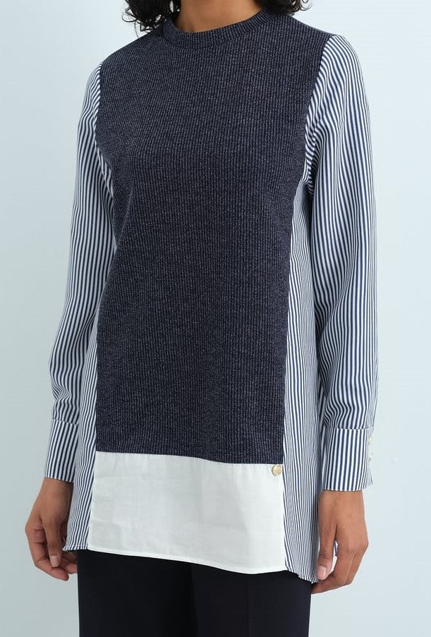 Tunique Mixte Tissu Popeline