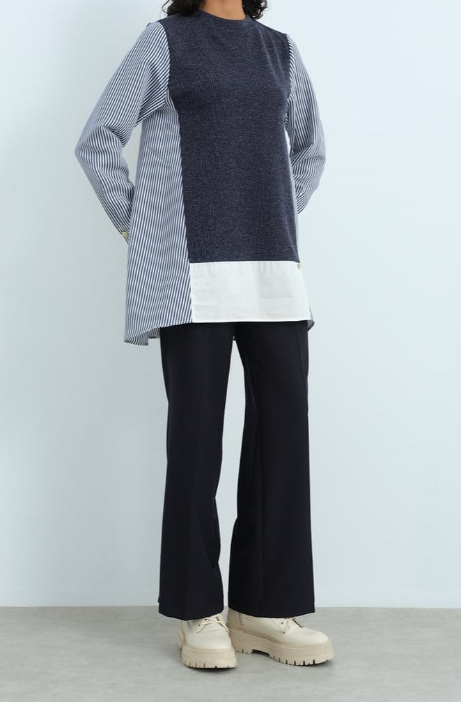 Tunique Mixte Tissu Popeline