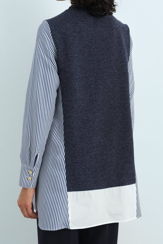 Tunique Mixte Tissu Popeline