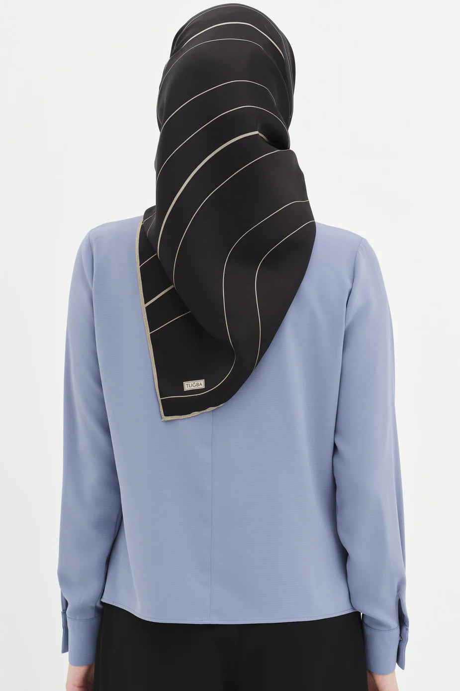 chemise froncée à col magnifique