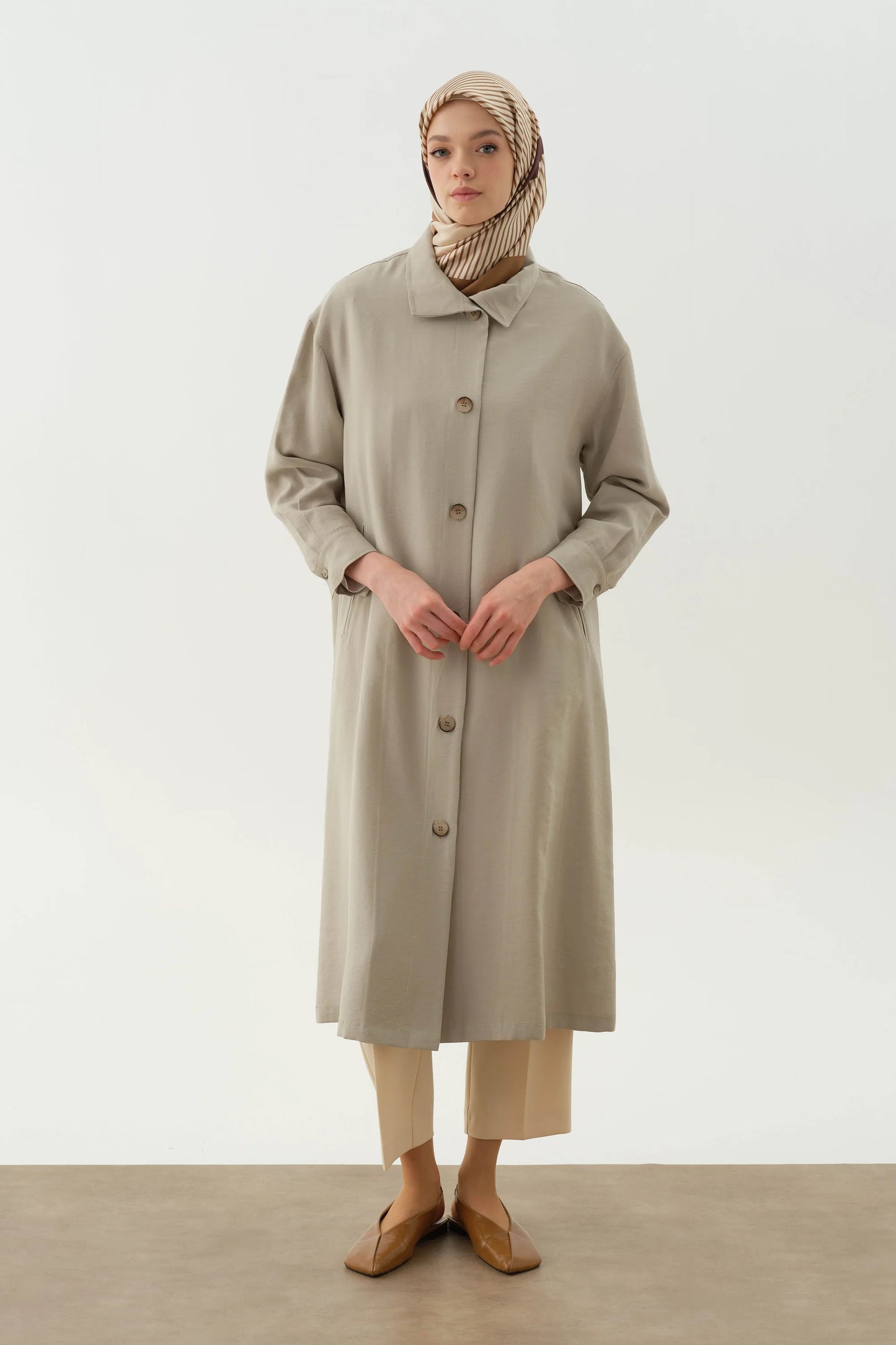 tunique avec des boutons