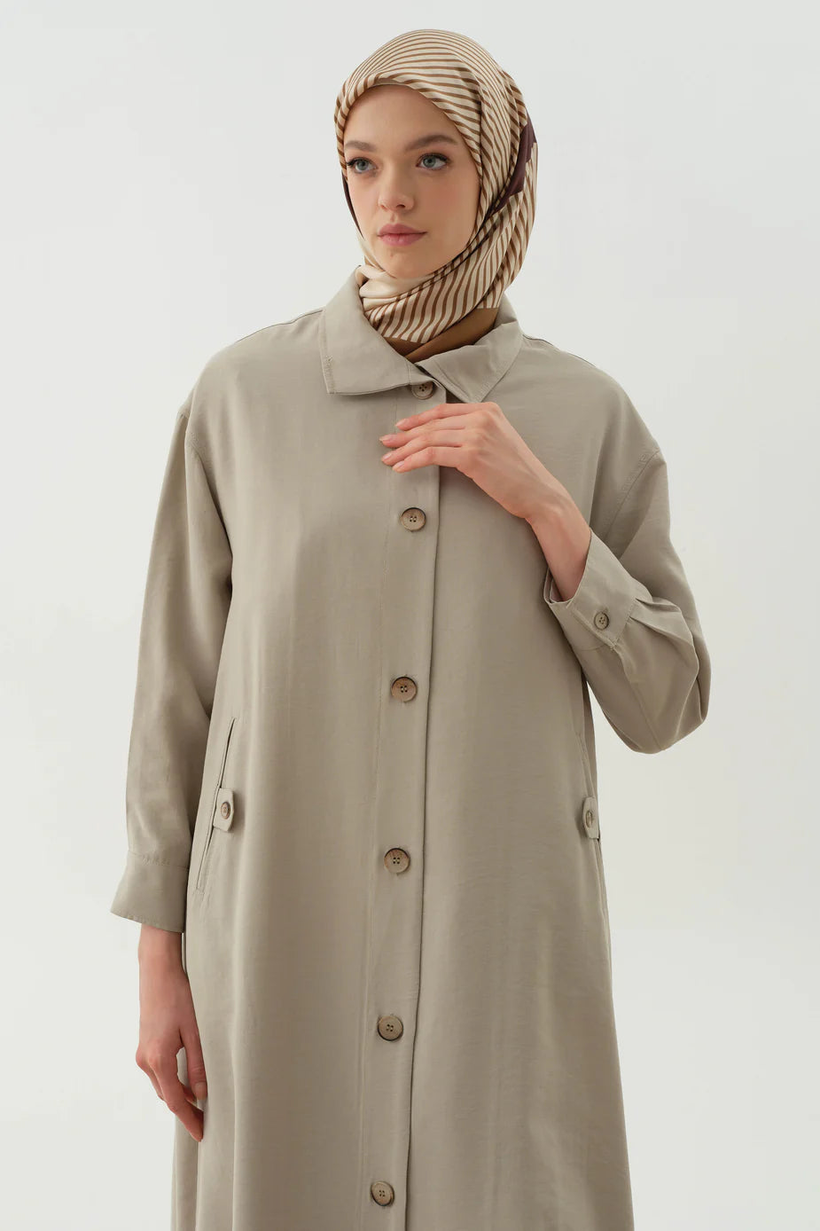 tunique avec des boutons