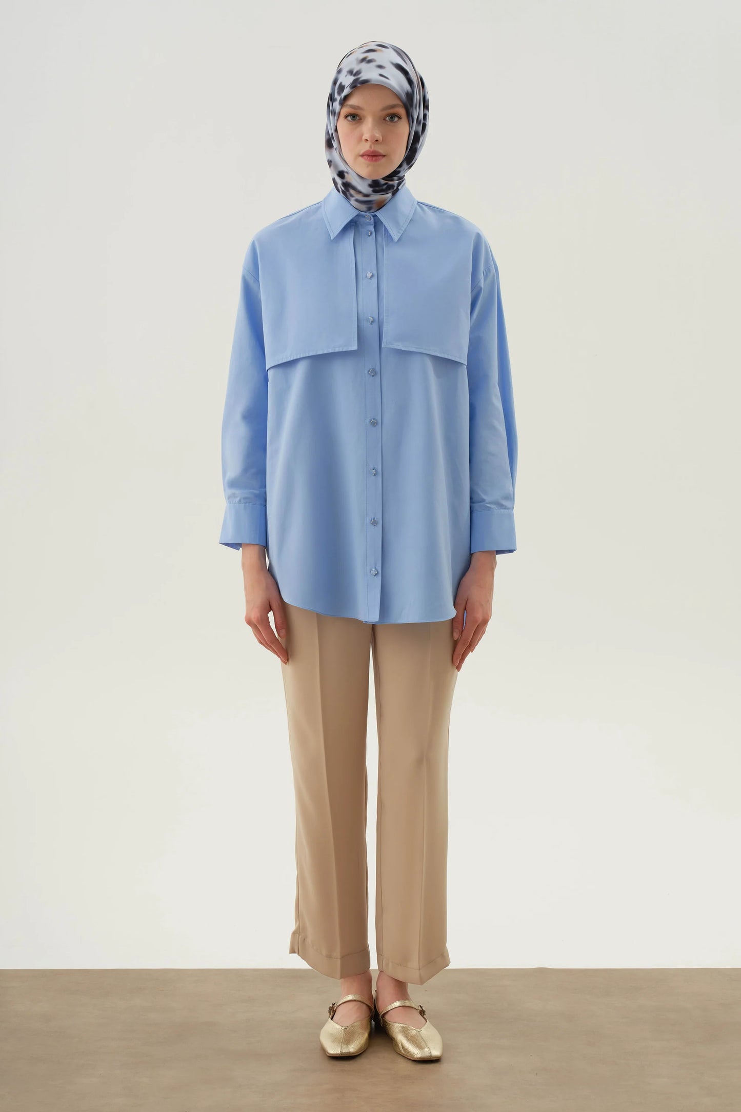 Pantalon large à pinces