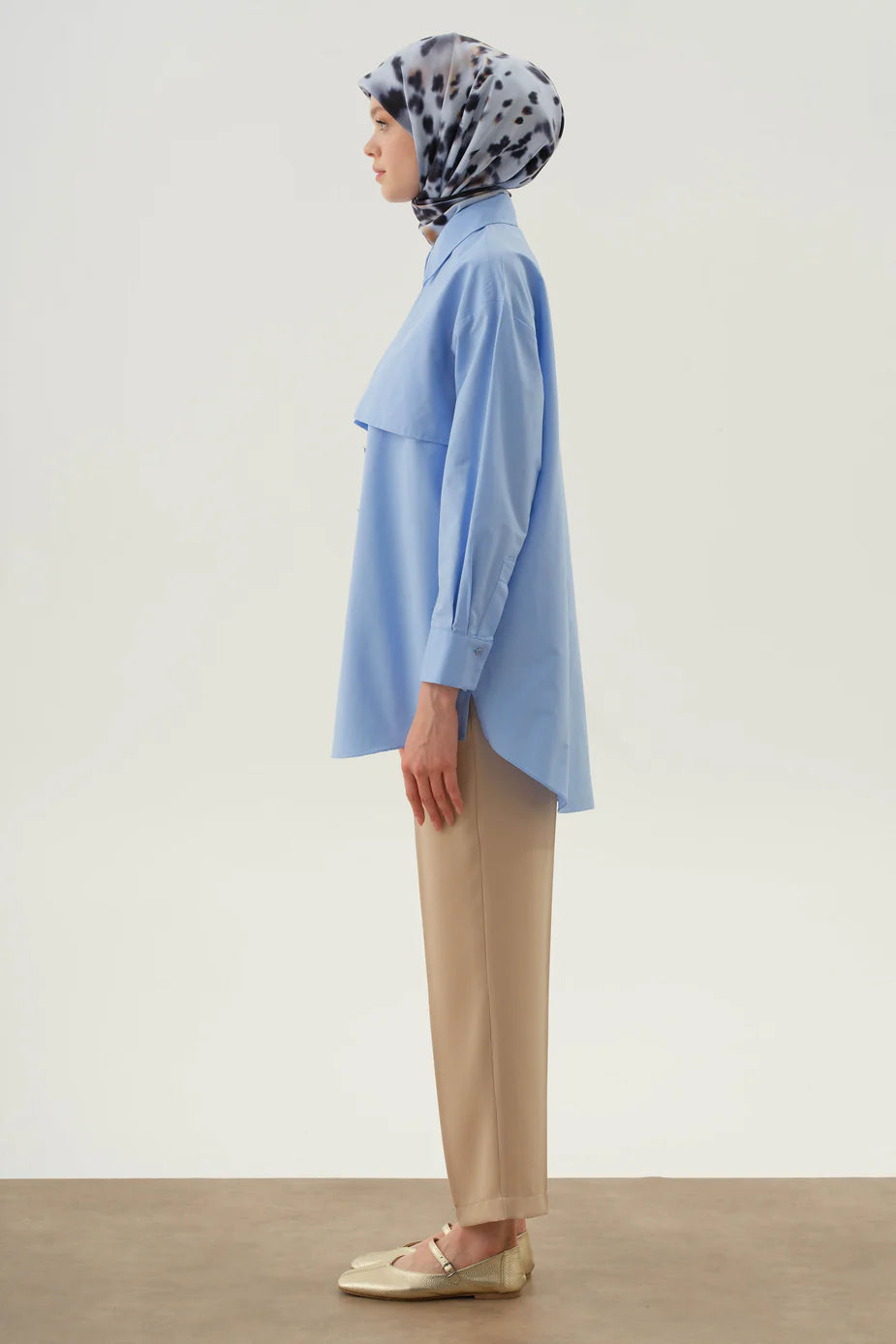 Pantalon large à pinces