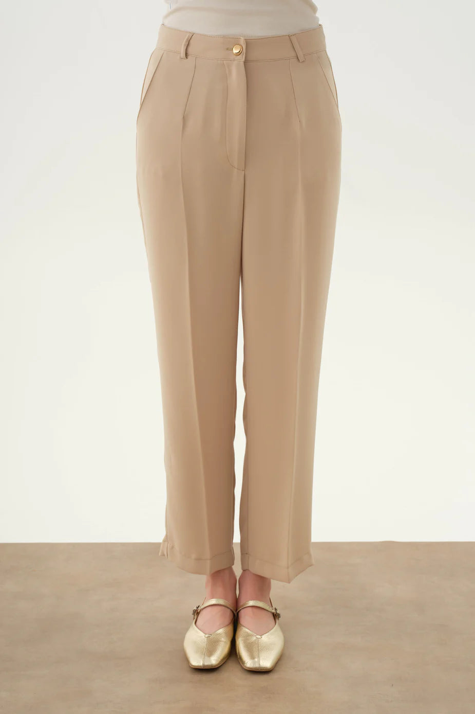 Pantalon large à pinces