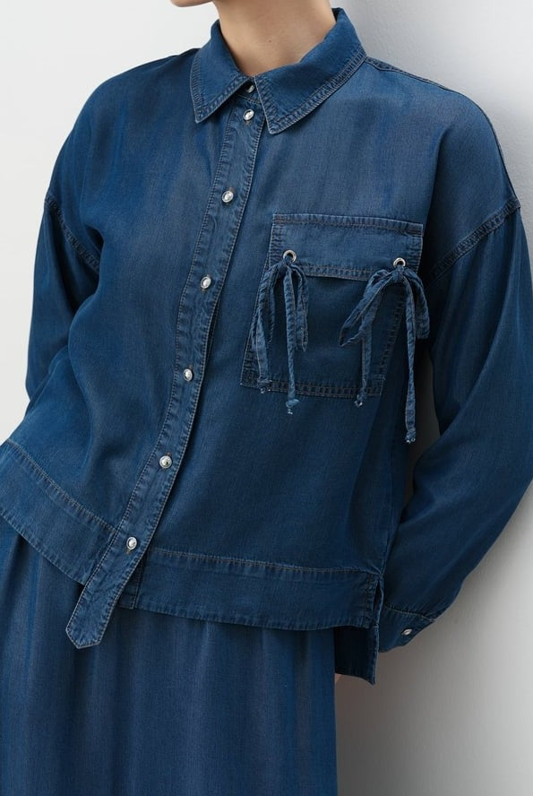 Ensemble chemise et jupe djeans