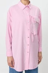 chemise rayée à poches