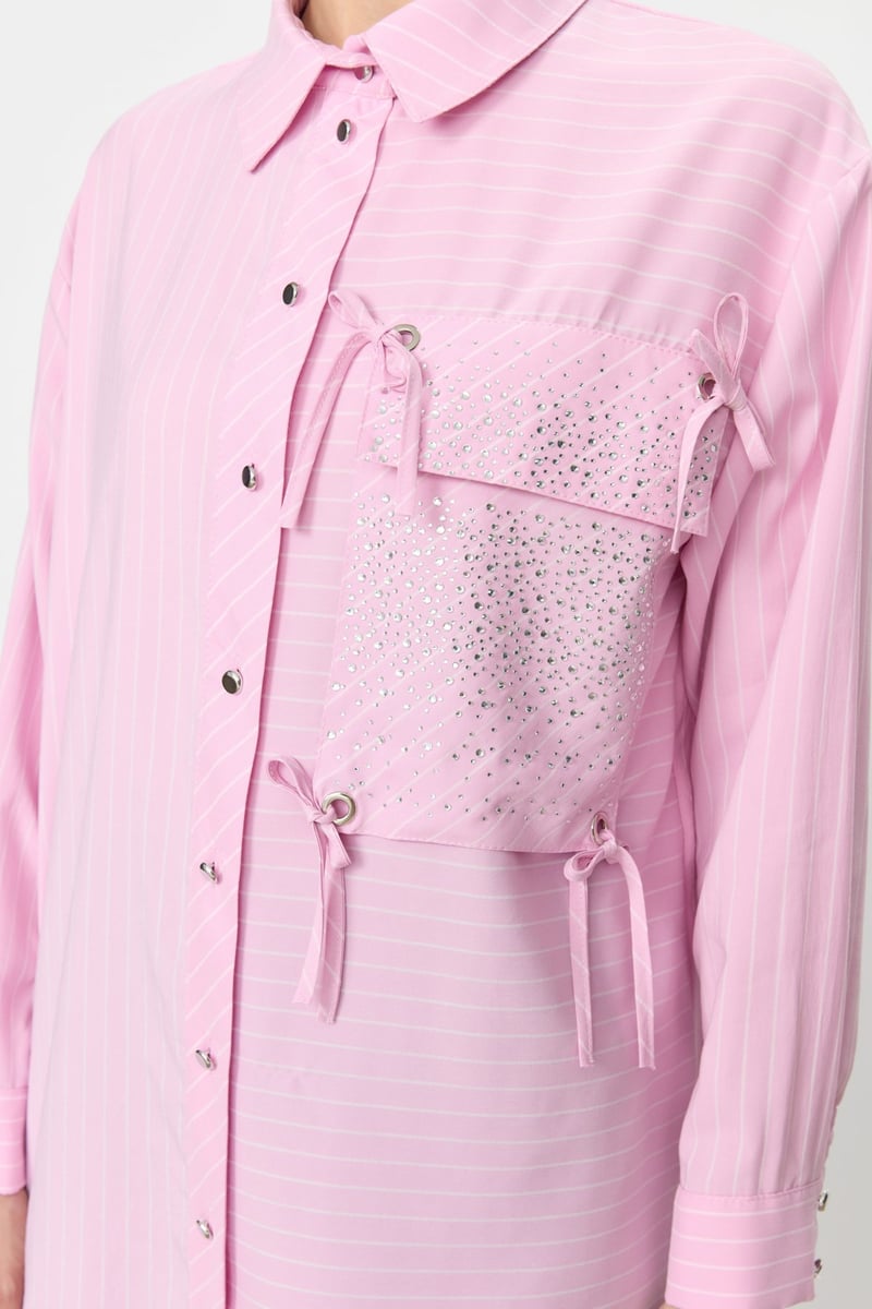 chemise rayée à poches