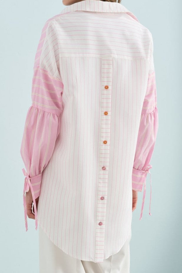 Tunique avec col chemise