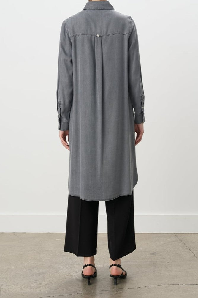Tunique avec col chemise