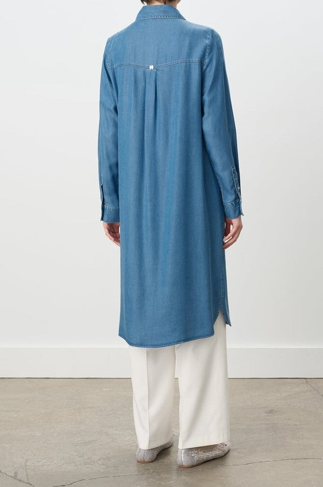 Tunique avec col chemise
