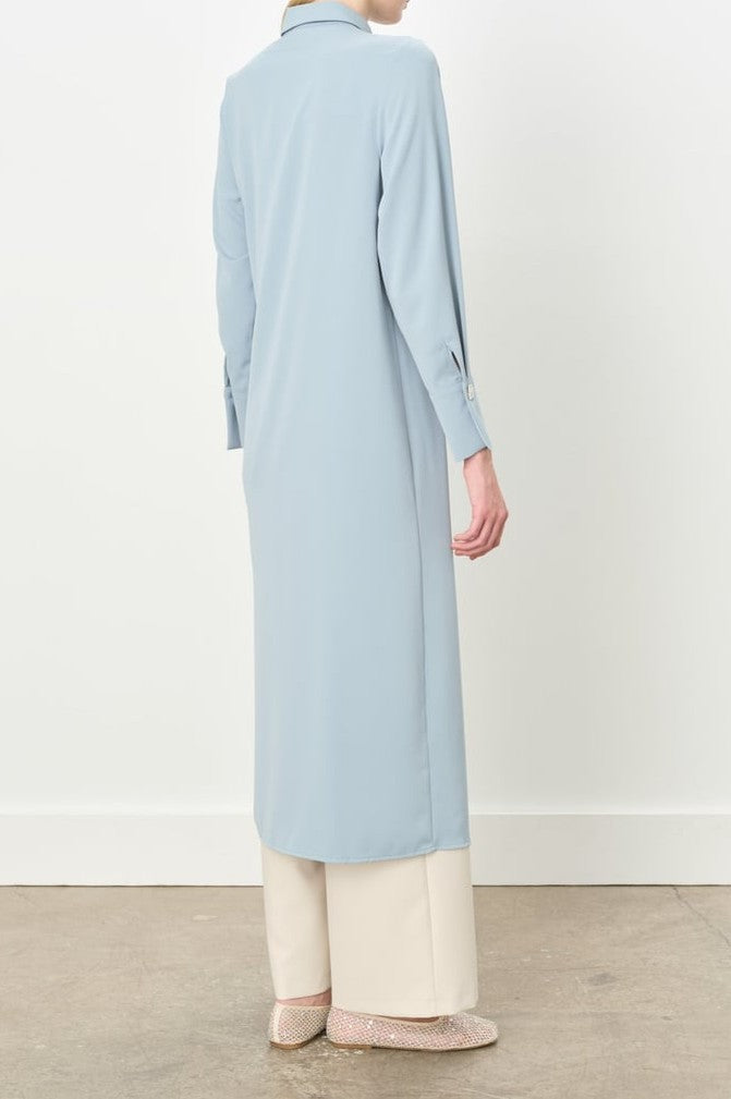 Tunique asymétrique avec détails