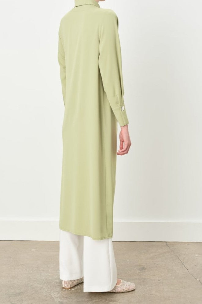 Tunique asymétrique avec détails