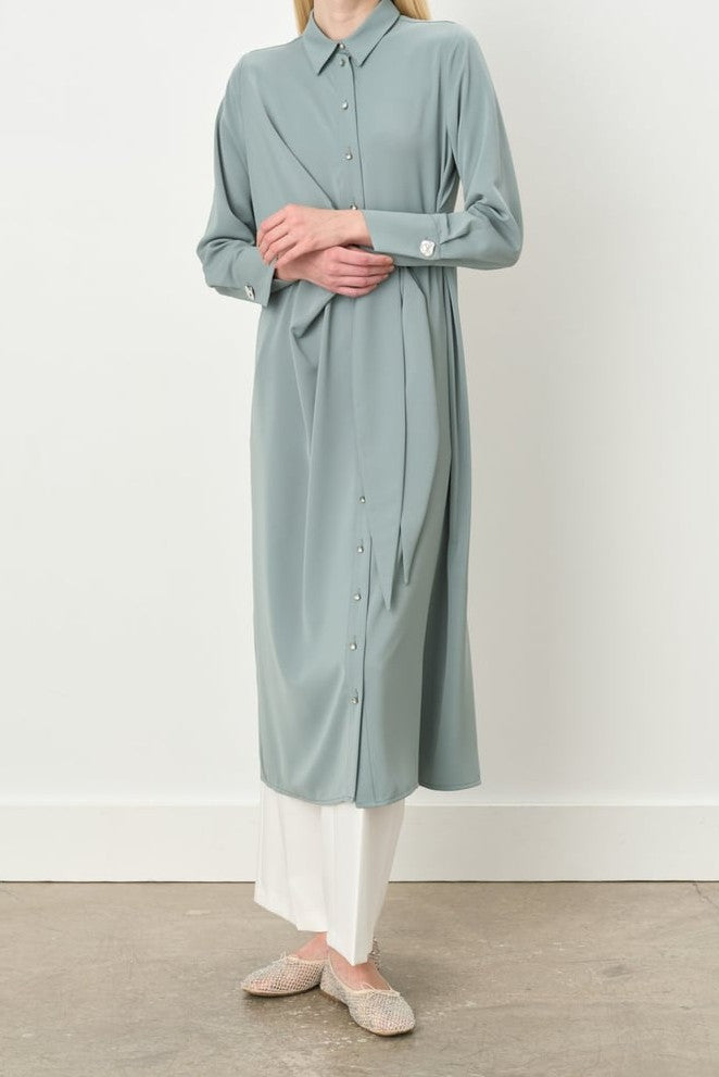 Tunique asymétrique avec détails