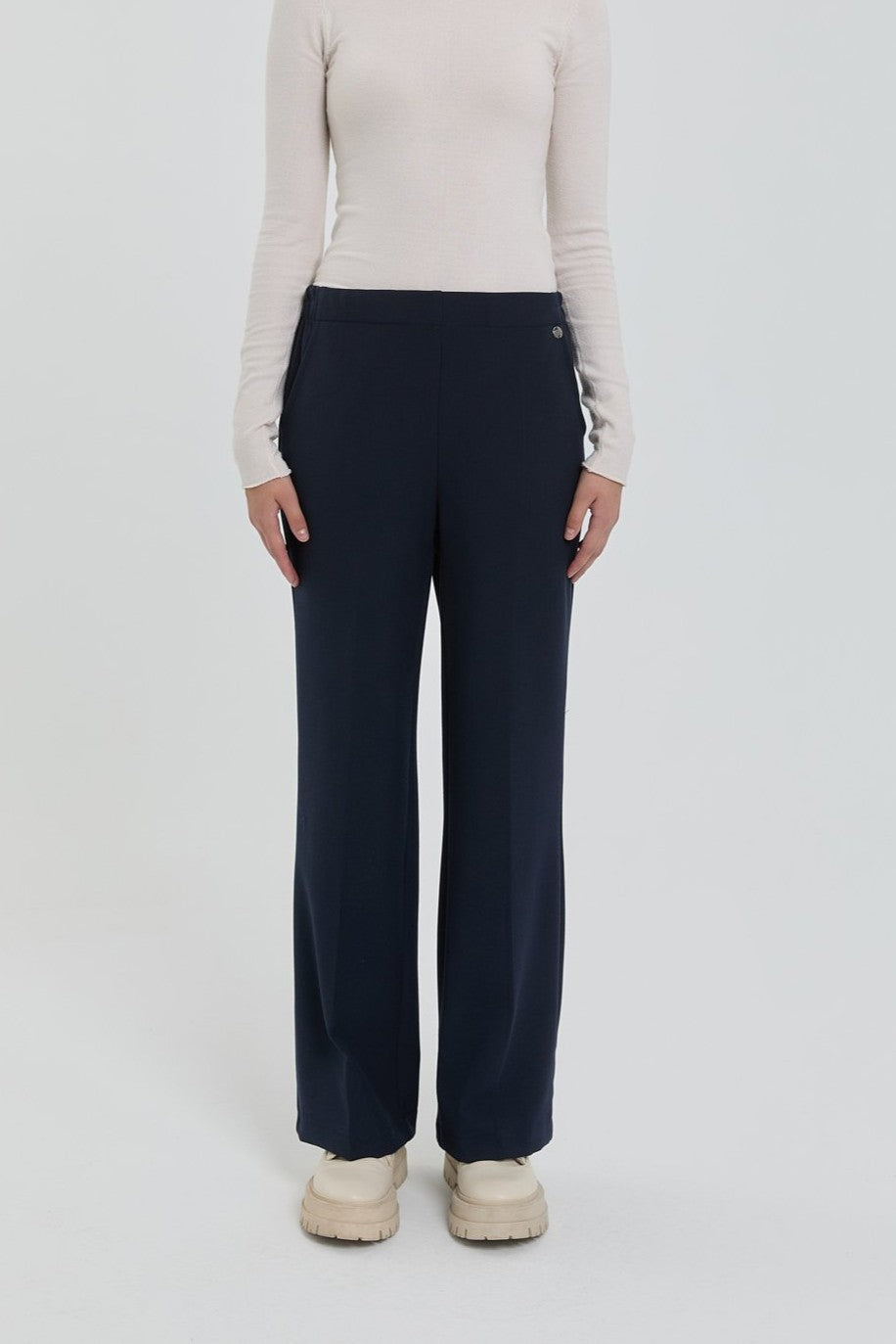 Pantalon à taille élastique