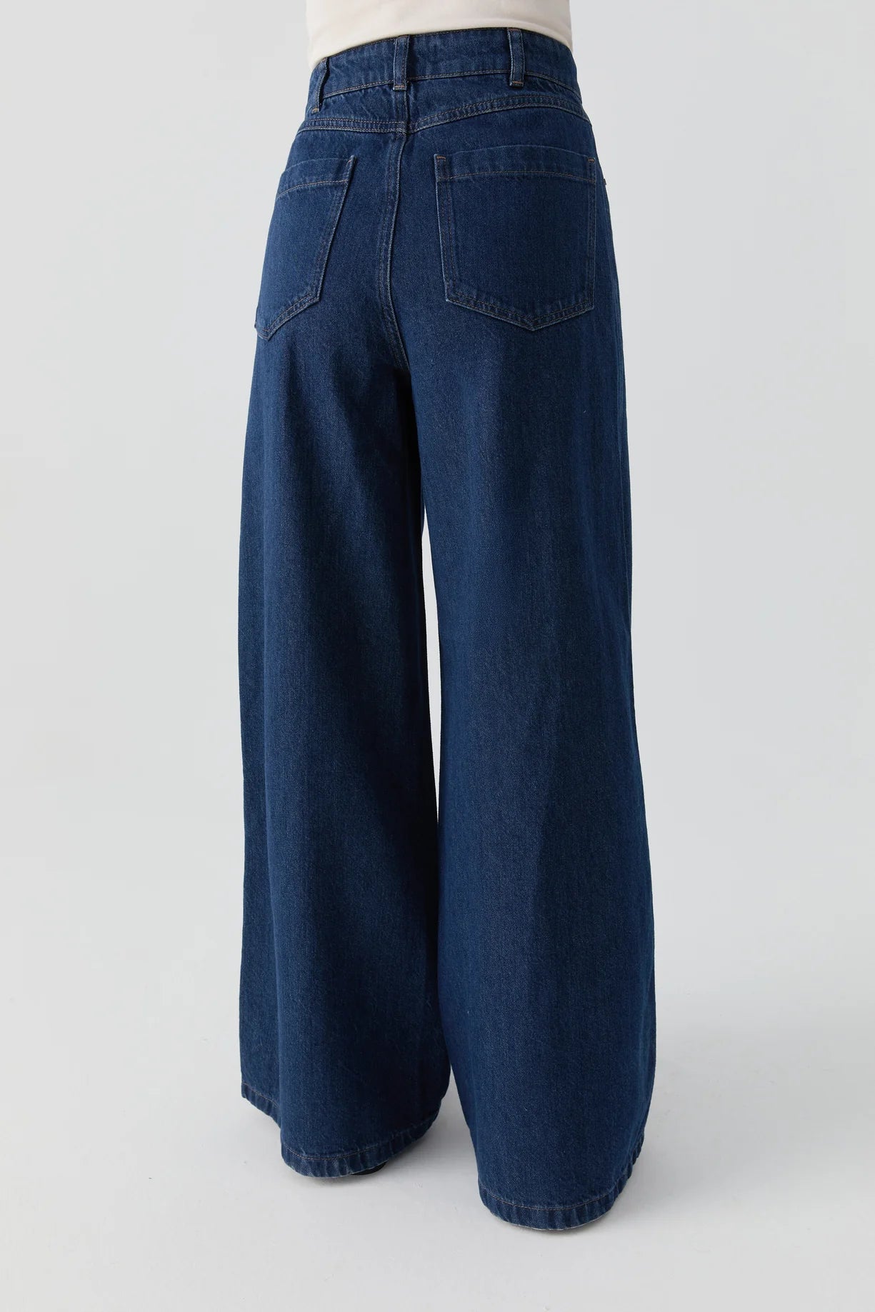 Pantalon à jambes larges