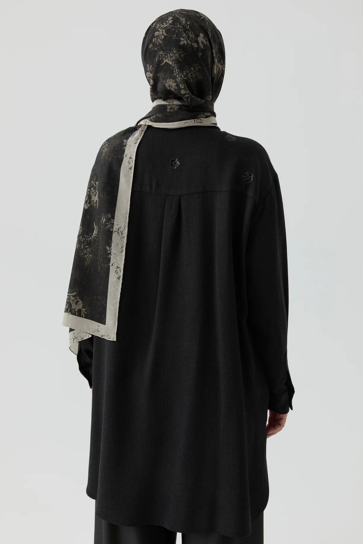 Tunique avec brodée détaillée