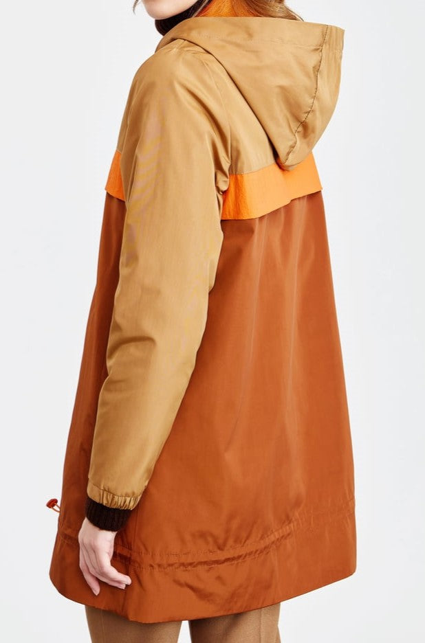 Trench imperméable avec capuche