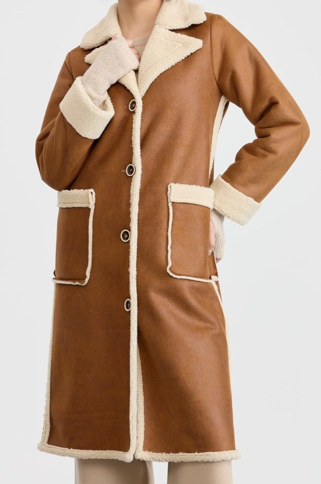 Manteau en peau de mouton